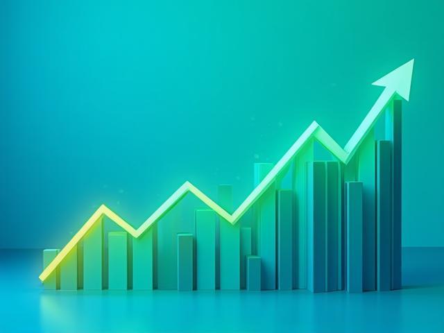 Gráfico de crecimiento estratégico en sector tecnológico
